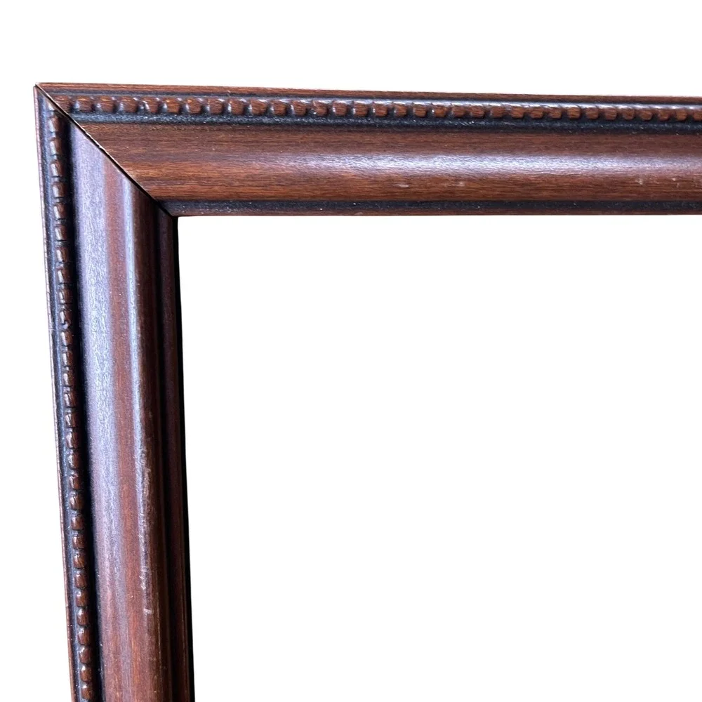 Ornate Wood Picture Frame wood farmhouse cottage victorian 8x10 Stand hang